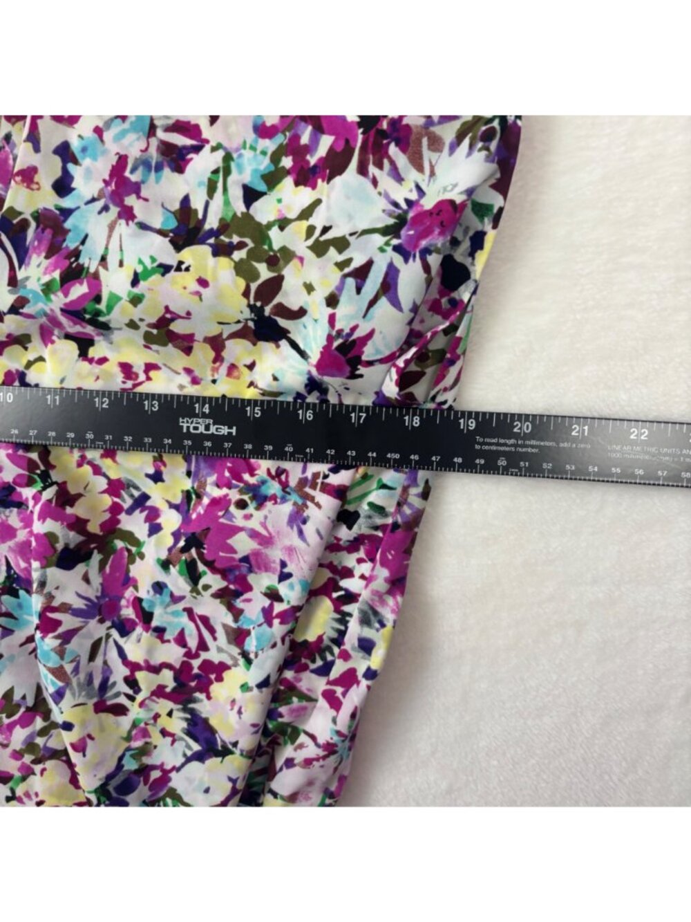 ✨3/$30 Cabi L Eden Floral Wrap Top 5211 Blouse Floral Print Sleeveless Blouse - Picture 3 of 7